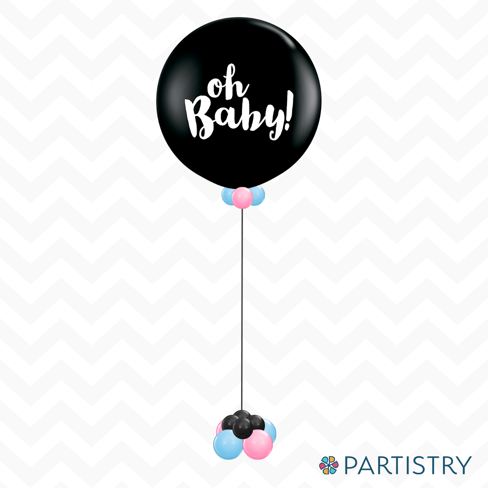 Girl Gender Reveal Balloon With Confetti