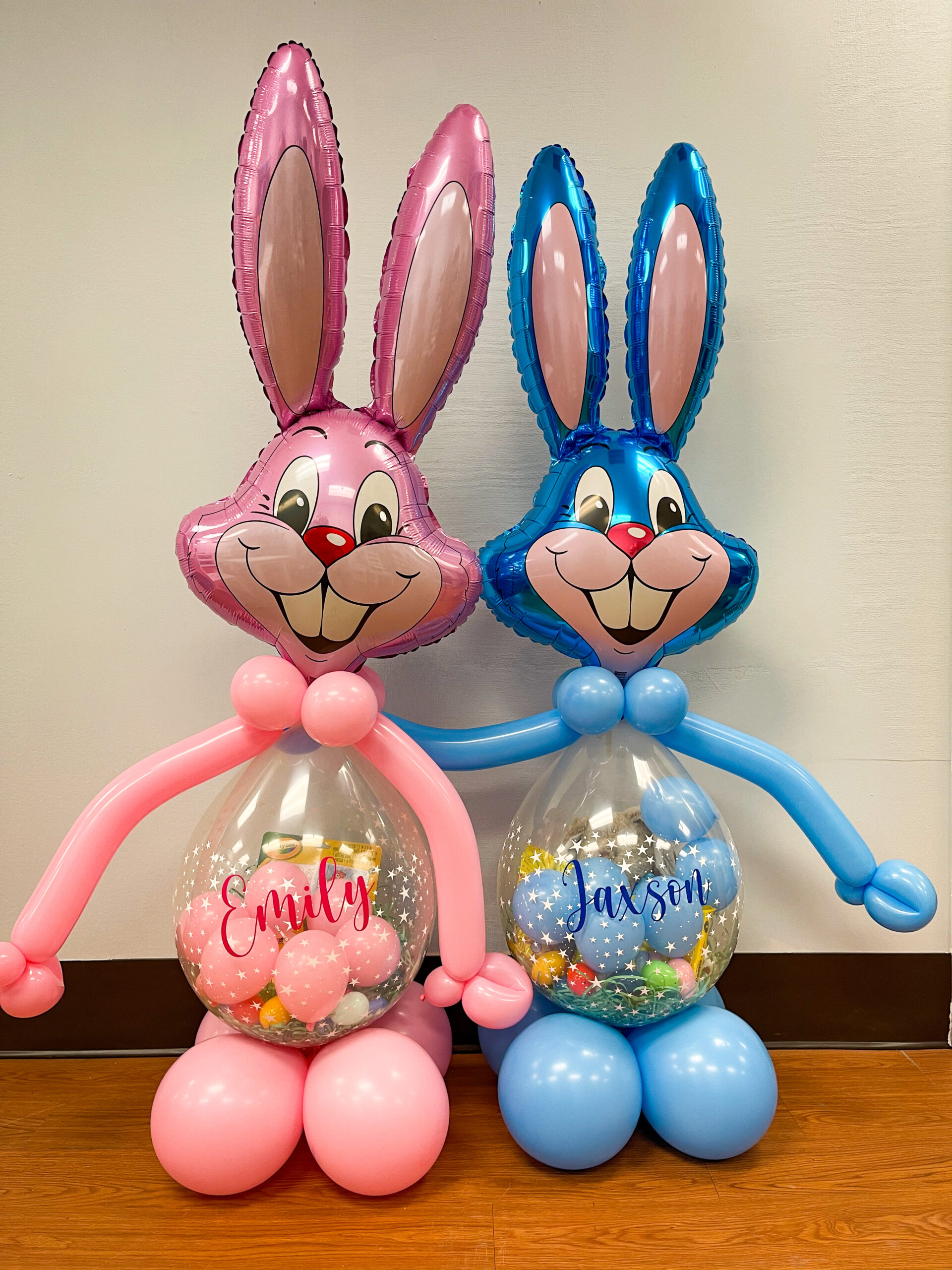 Bunny Stuffed Balloon Easter Basket | Partistry Events - Baltimore,  Washington Balloon Decor